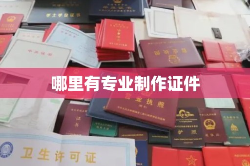 北市哪里有专业制作证件