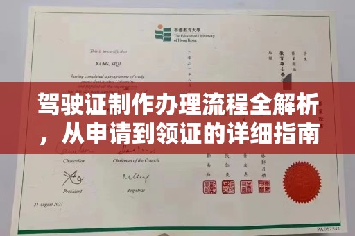 北市驾驶证制作办理流程全解析，从申请到领证的详细指南